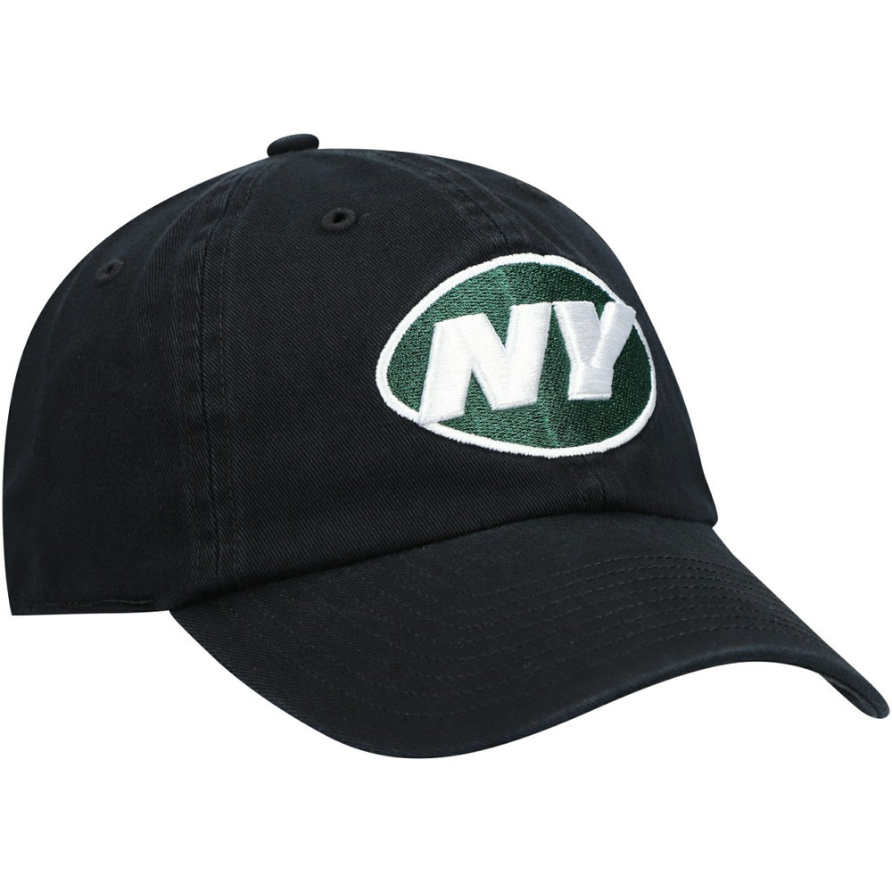 New York Jets '47 Clean Up Alternate Adjustable Hat Black - 47 brand
