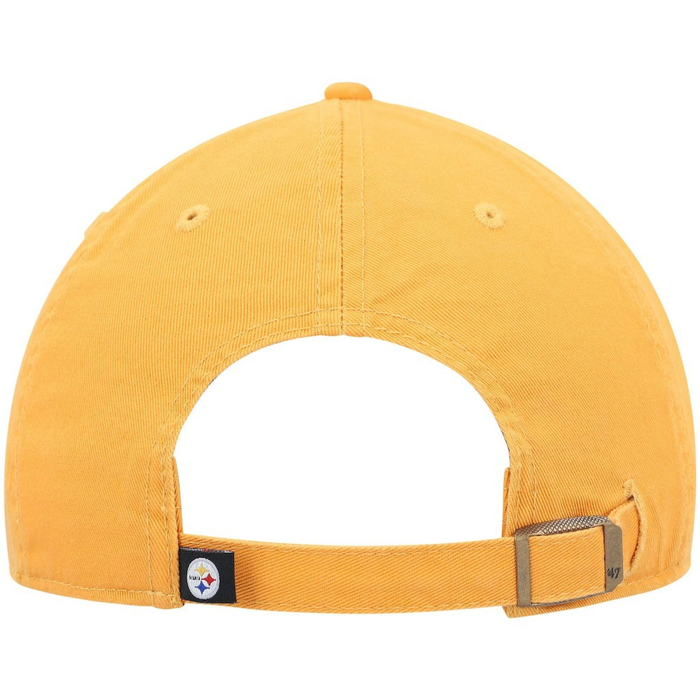Pittsburgh Steelers '47 Clean Up Alternate Adjustable Hat Gold - 47 brand