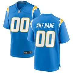 Los Angeles Chargers Custom Game Jersey Powder Blue - Nike