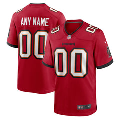 Men's Red Tampa Bay Buccaneers Team Custom Game Jersey - Nike