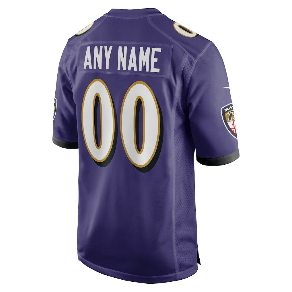 Baltimore Ravens Custom Game Jersey - Purple | NFL Jerseys