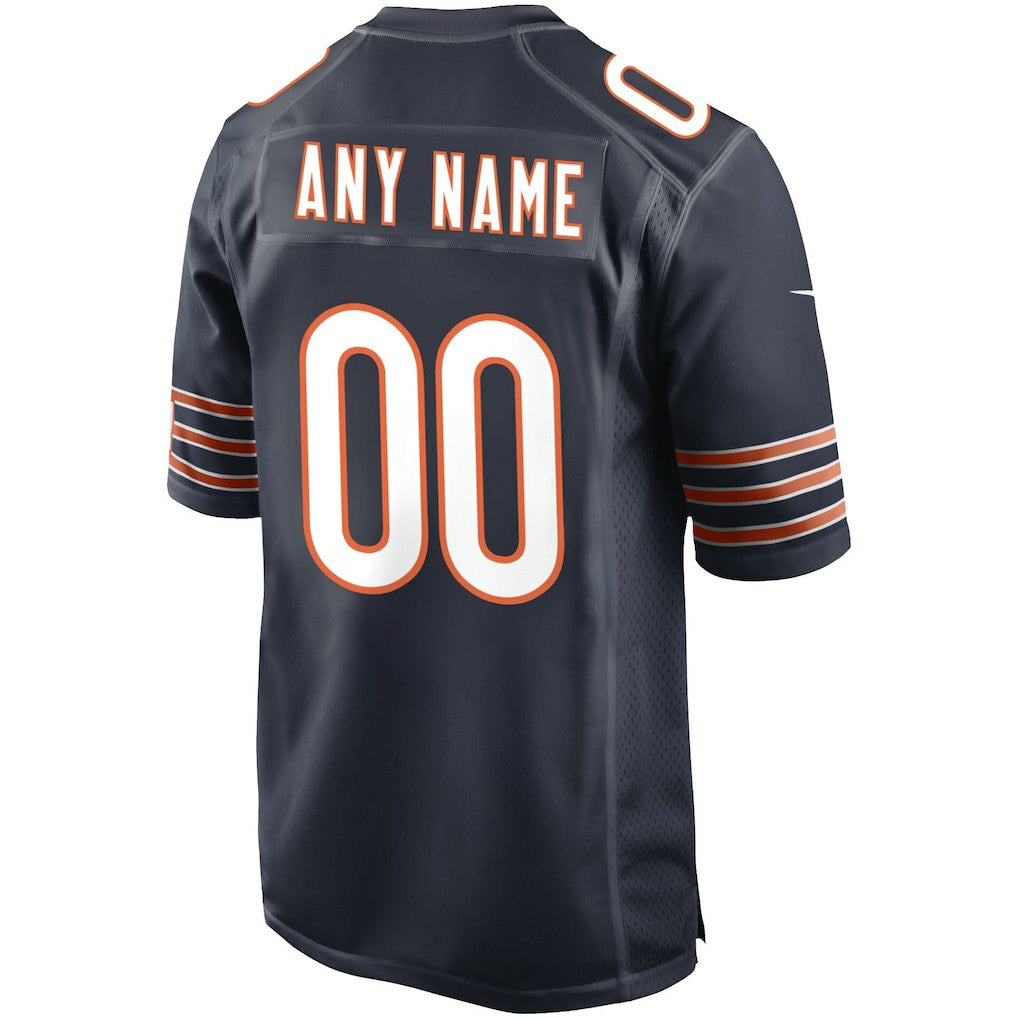 Chicago Bears Custom Game Jersey - Navy | NFL Jerseys