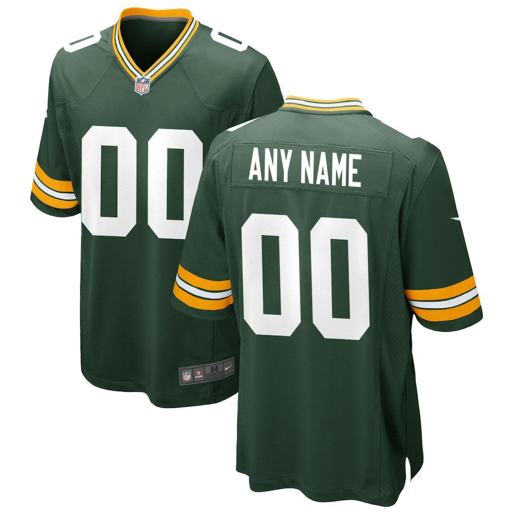 Green Bay Packers Custom Game Jersey Green - Nike