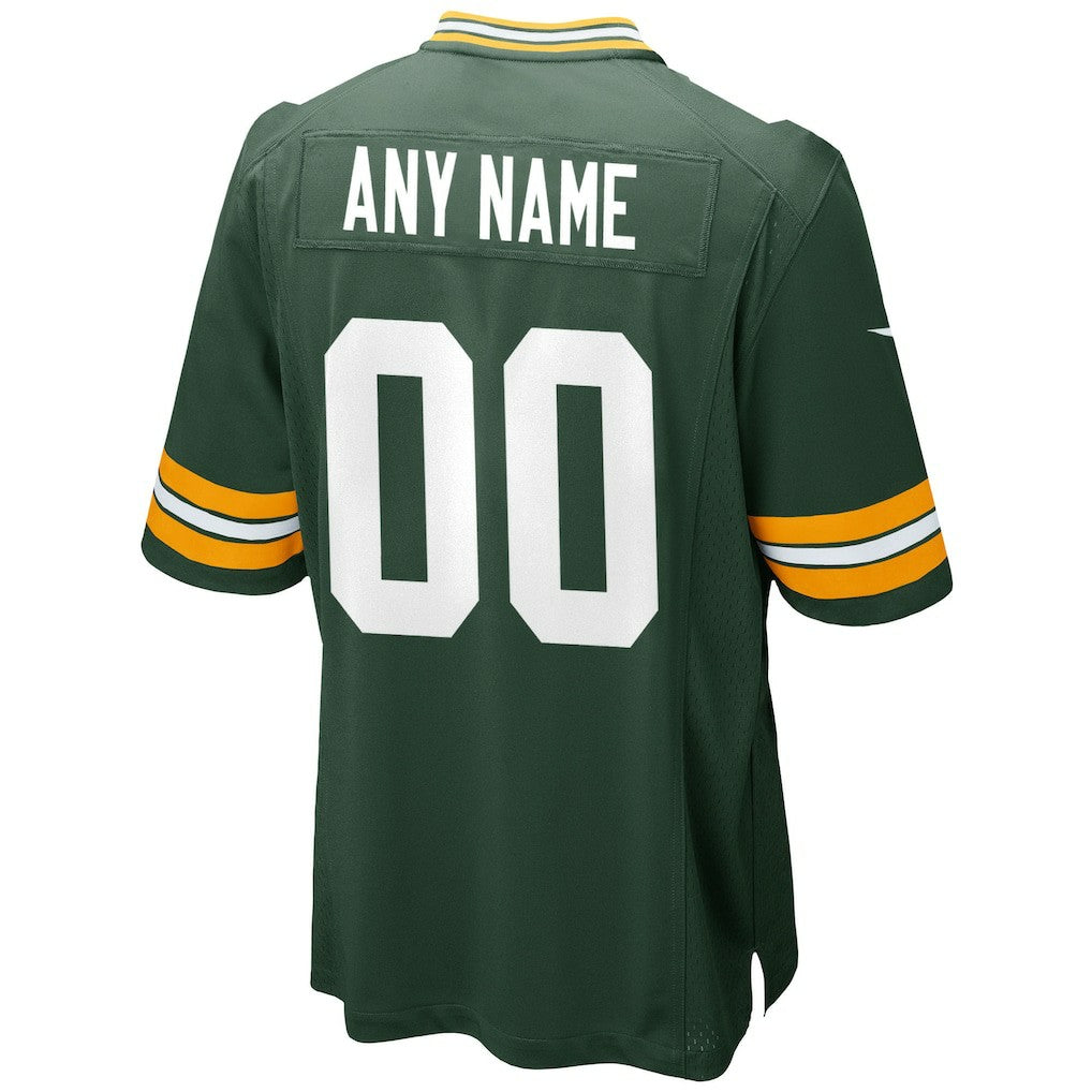 Green Bay Packers Custom Game Jersey - Green | NFL Jerseys