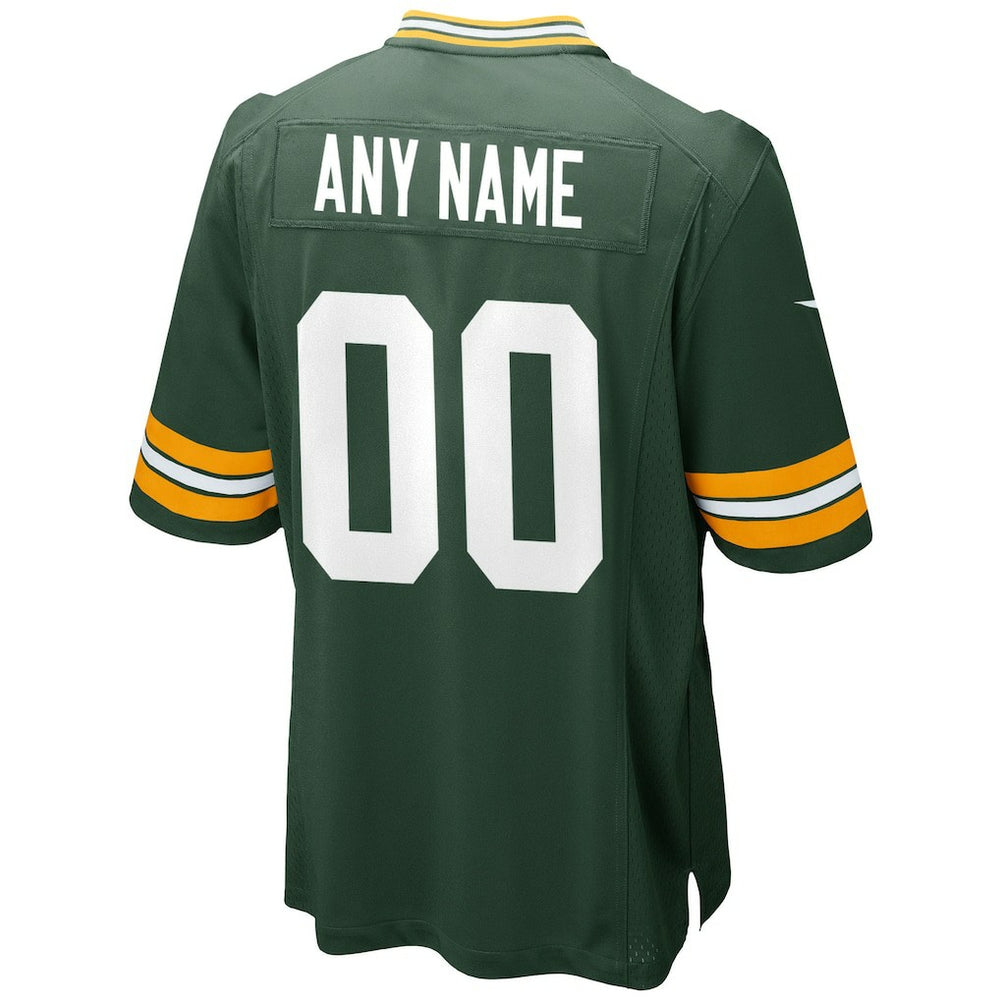 Green Bay Packers Custom Game Jersey Green - Nike