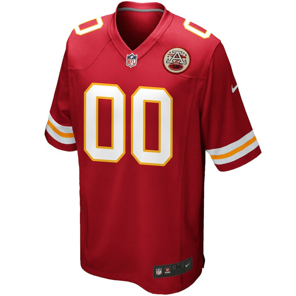 Kansas City Chiefs Custom Game Jersey Red - Nike
