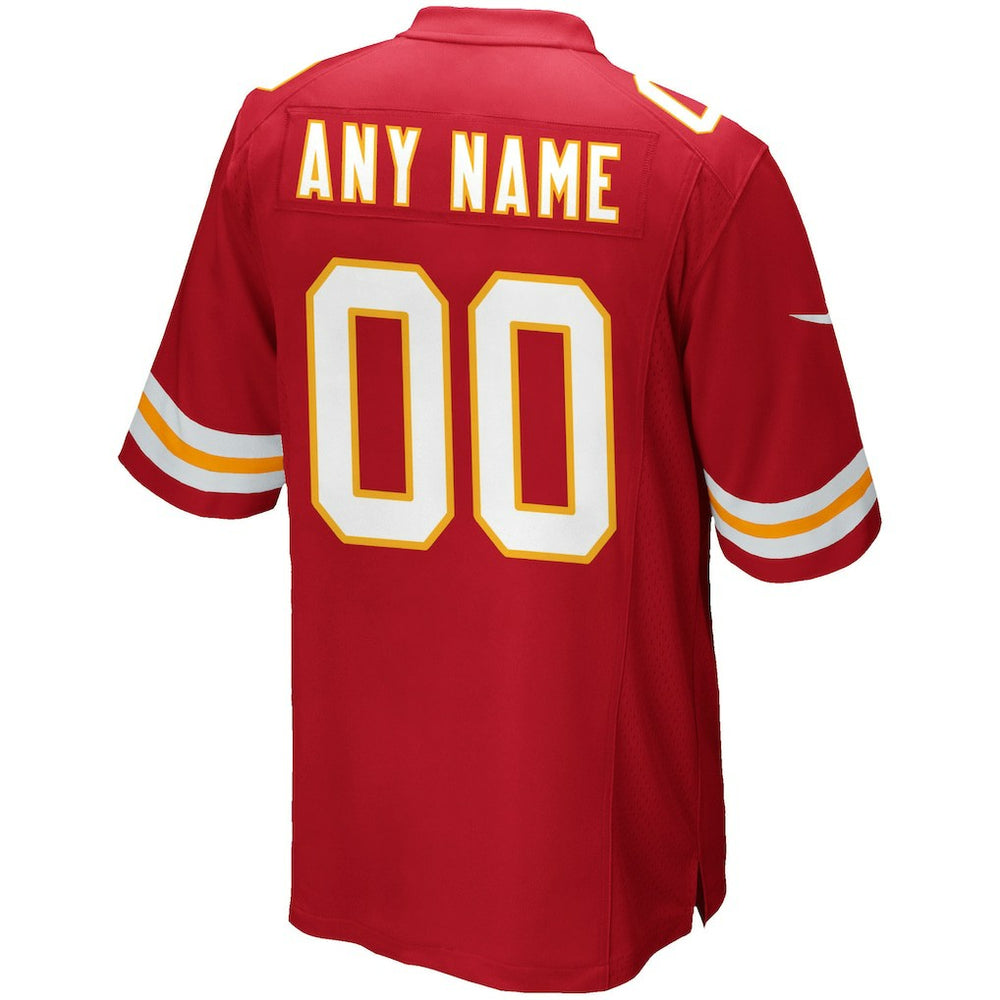 Kansas City Chiefs Custom Game Jersey Red - Nike