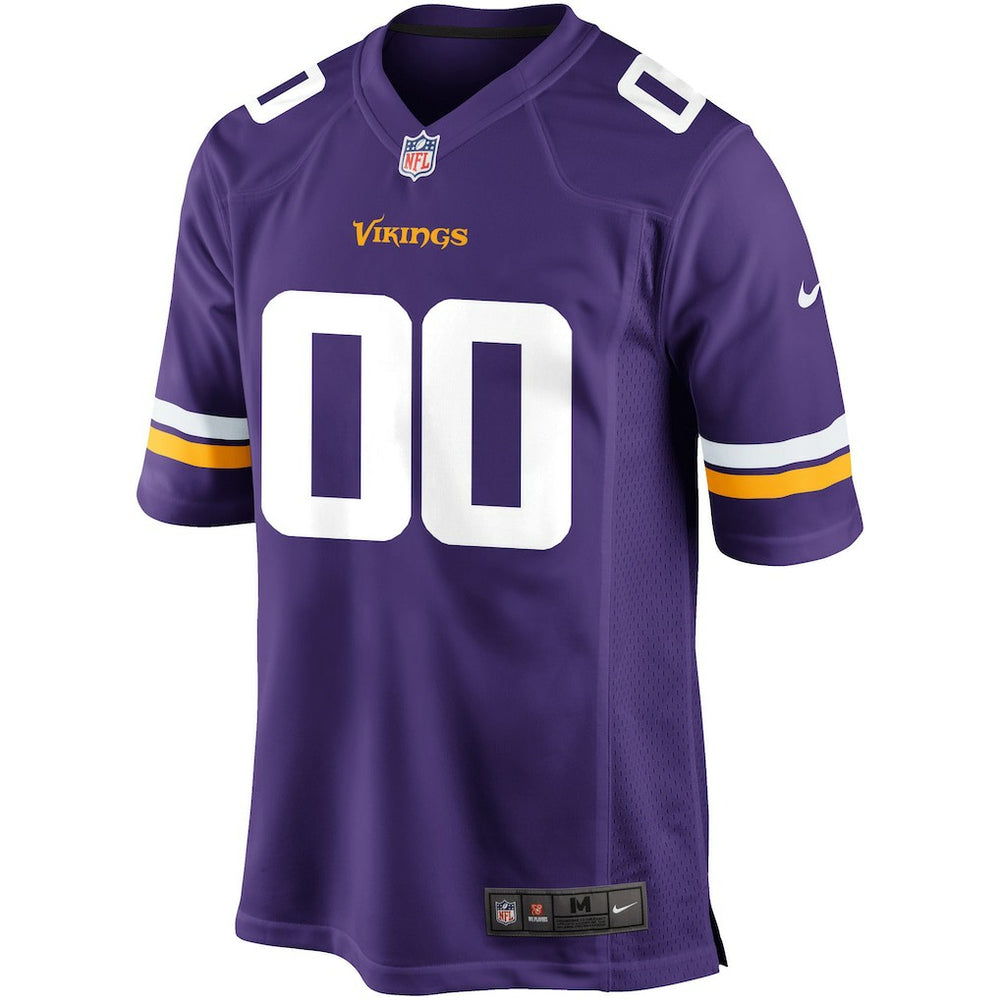 Minnesota Vikings Custom Game Jersey Purple - Nike
