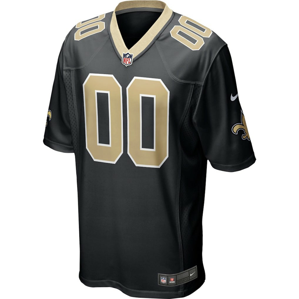 New Orleans Saints Custom Game Jersey Black - Nike