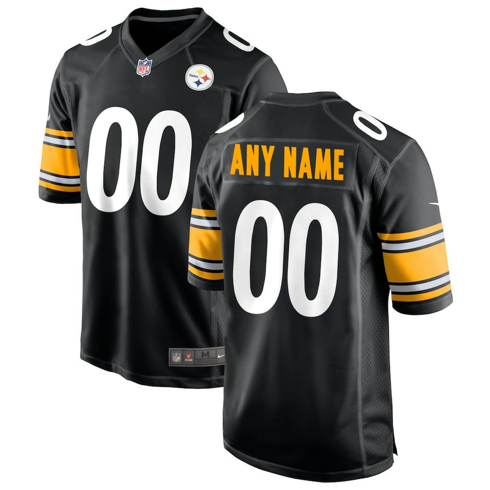 Pittsburgh Steelers Custom Game Jersey Black - Nike
