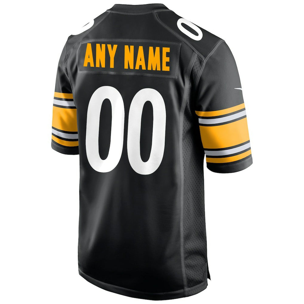 Pittsburgh Steelers Custom Game Jersey Black - Nike