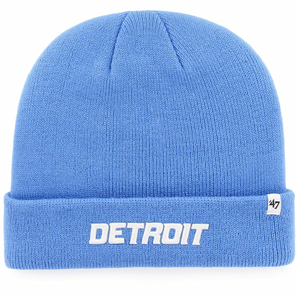Detroit Lions '47 Youth Basic Cuffed Knit Hat Blue - 47 brand