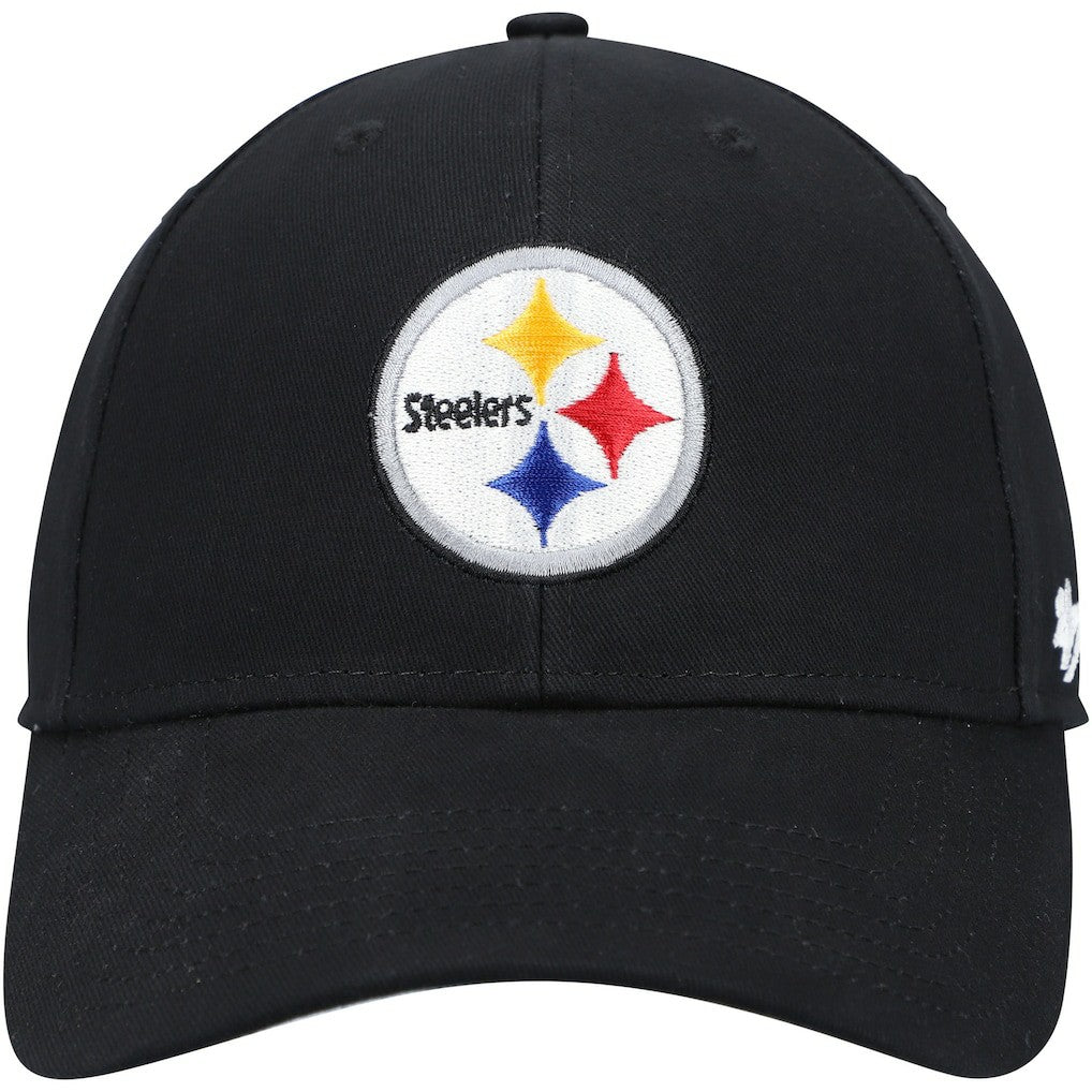 Pittsburgh Steelers '47 Youth Basic MVP Adjustable Hat Black - 47 brand