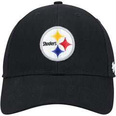 Pittsburgh Steelers '47 Youth Basic MVP Adjustable Hat Black - 47 brand