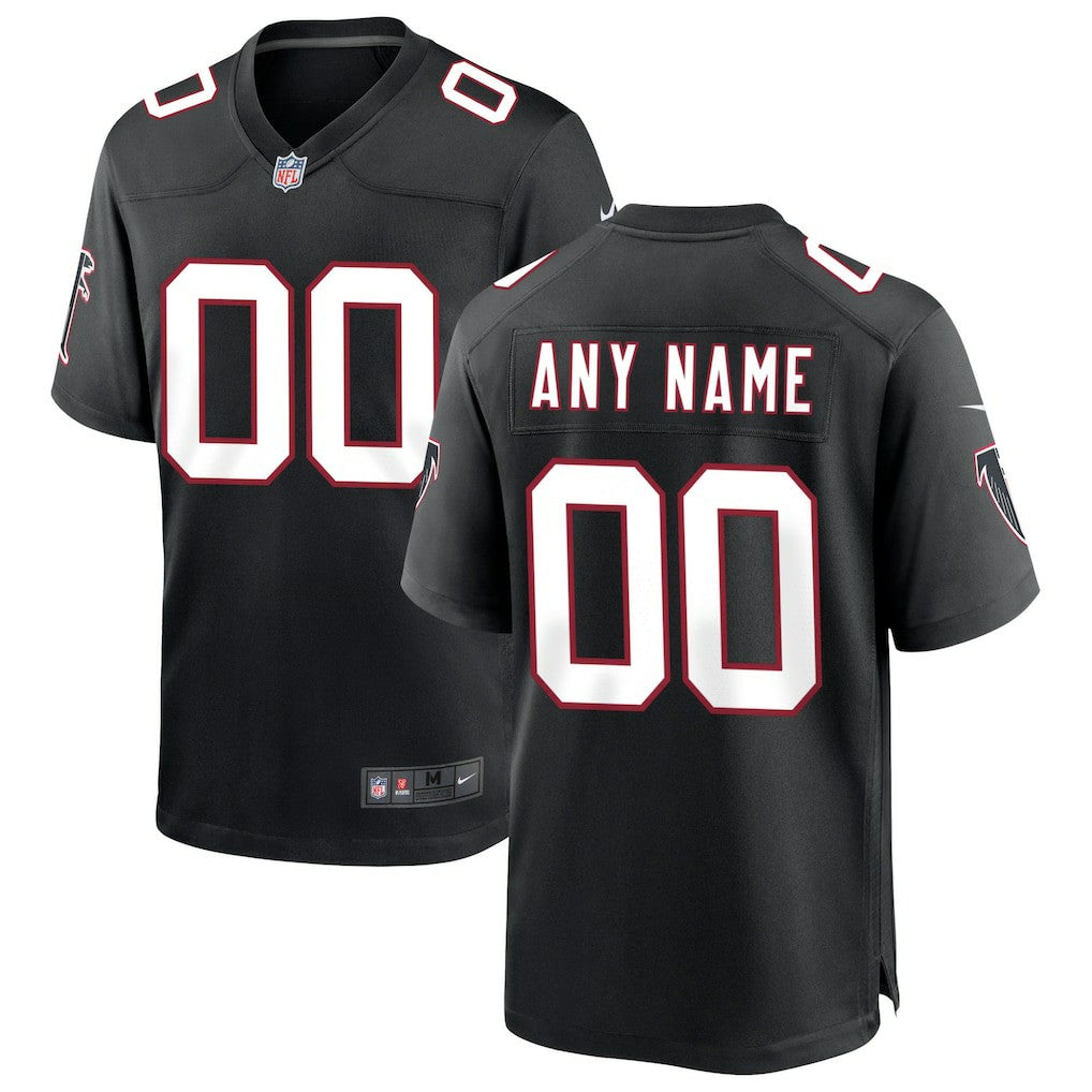 Atlanta Falcons Throwback Custom Game Jersey Black - Nike