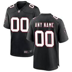 Atlanta Falcons Throwback Custom Game Jersey Black - Nike