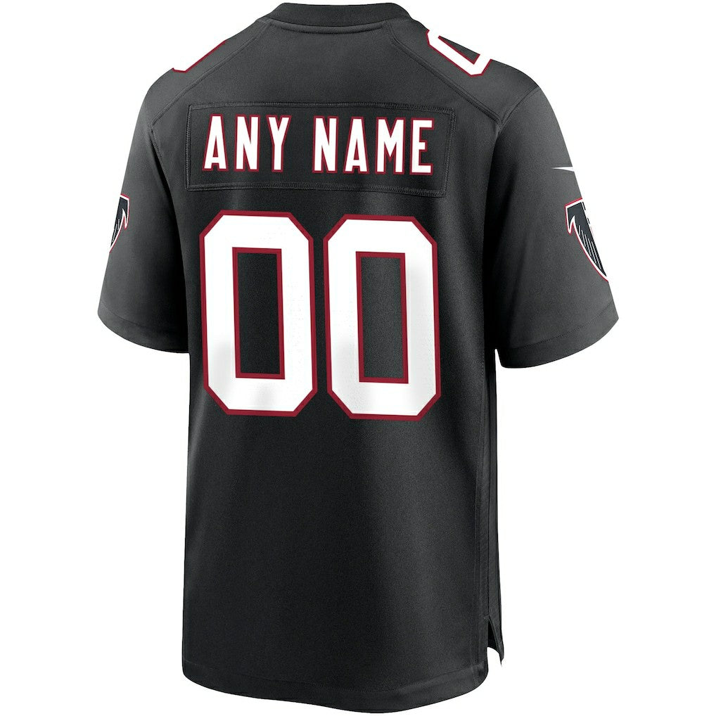 Atlanta Falcons Throwback Custom Game Jersey Black - Nike