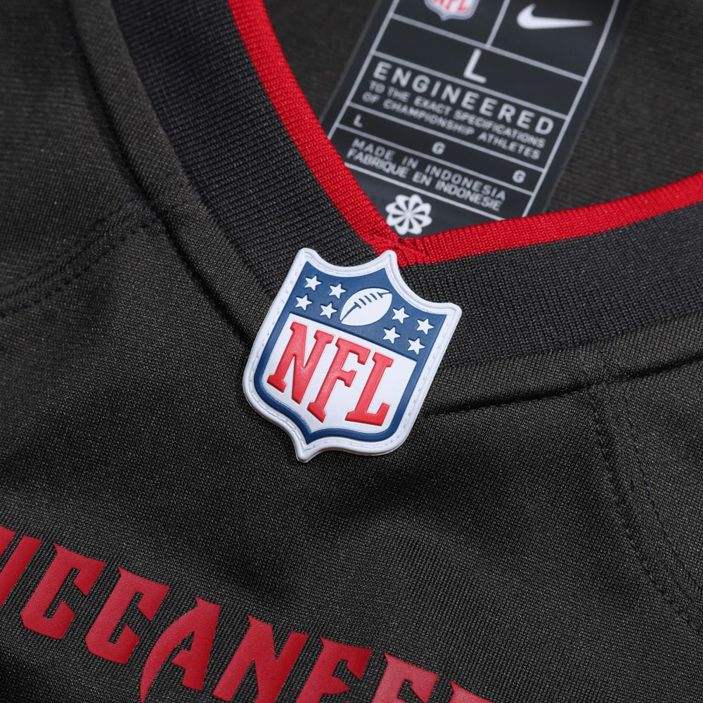 Tampa Bay Buccaneers Alternate Custom Game Jersey Pewter - Nike