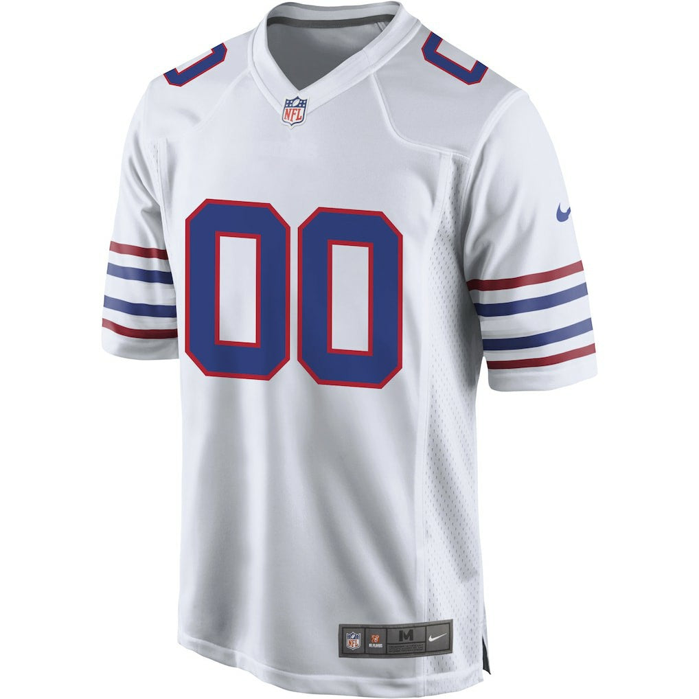 Buffalo Bills Alternate Custom Game Jersey White - Nike