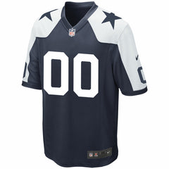 Dallas Cowboys Alternate Custom Game Jersey Navy - Nike