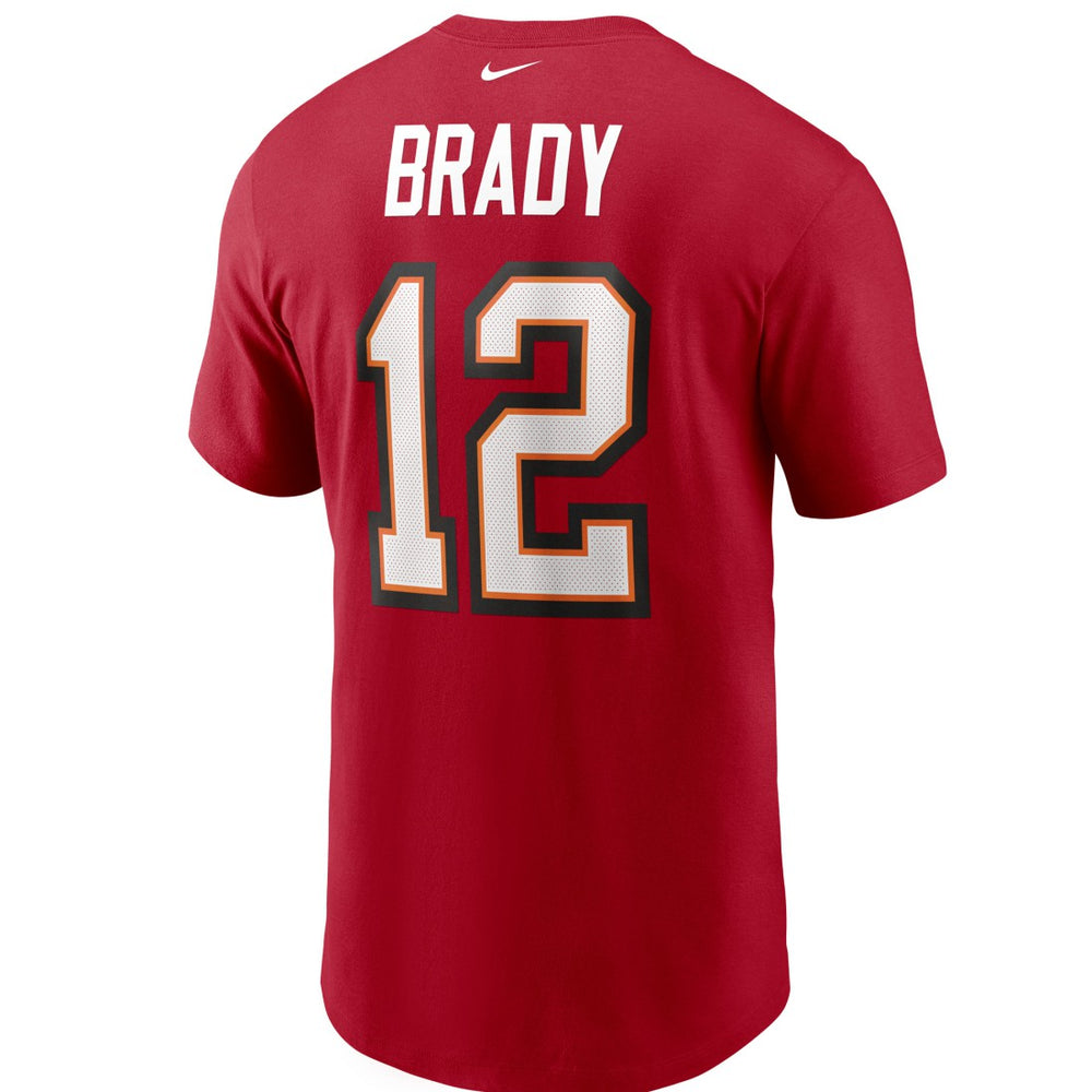 Tom Brady Tampa Bay Buccaneers Name & Number T-Shirt Red - Nike