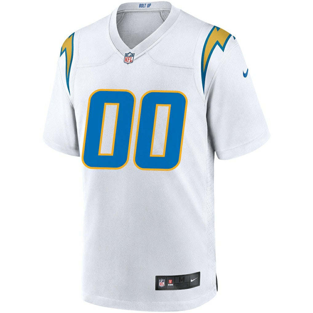 Los Angeles Chargers Custom Game Jersey - White | NFL Jerseys