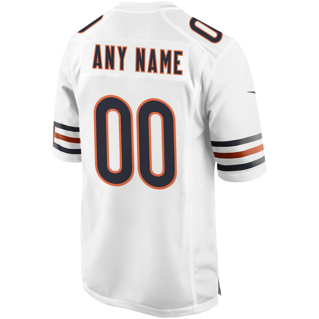 Chicago Bears Custom Game Jersey - White | NFL Jerseys