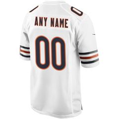 Chicago Bears Custom Game Jersey White - Nike