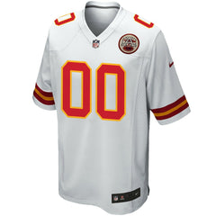 Kansas City Chiefs Custom Game Jersey White - Nike