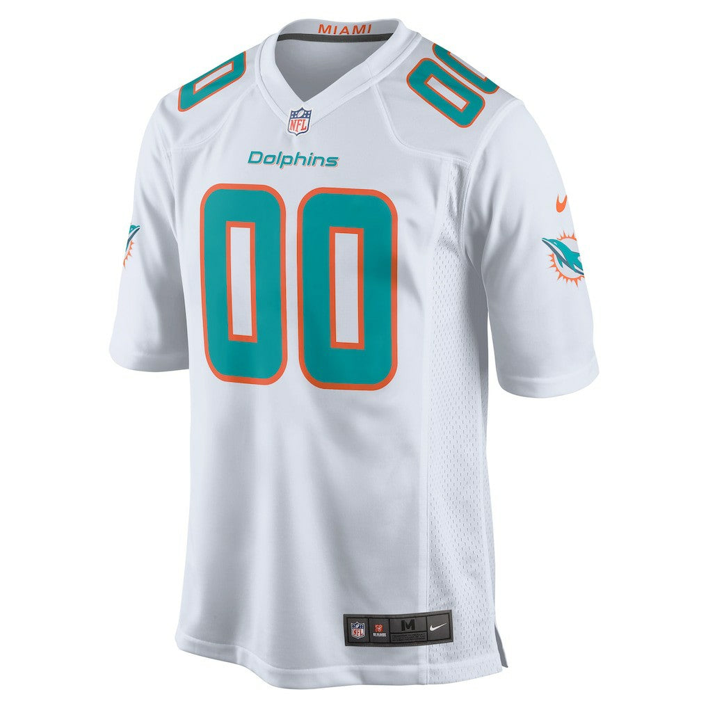 Miami Dolphins Custom Game Jersey White - Nike