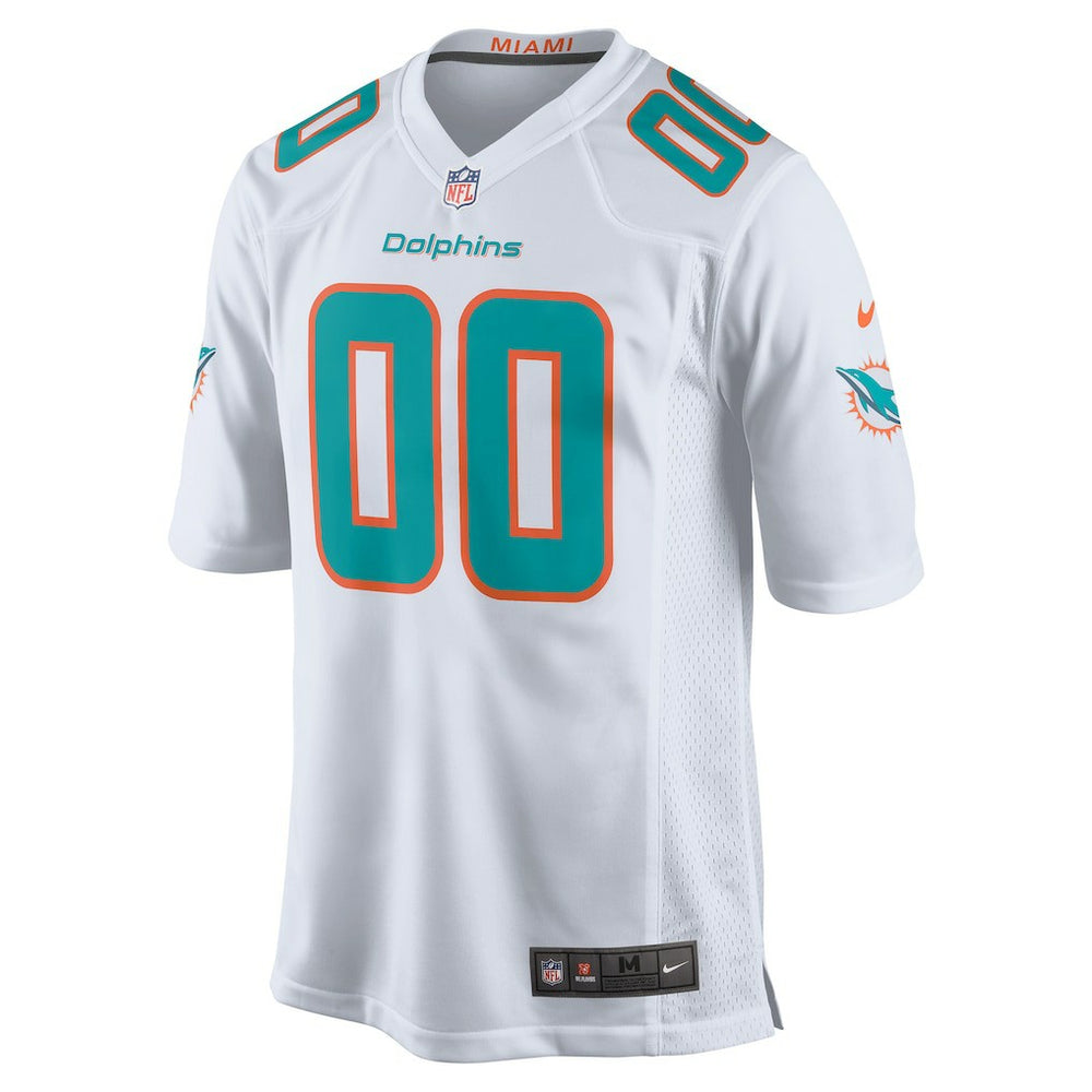 Miami Dolphins Custom Game Jersey White - Nike