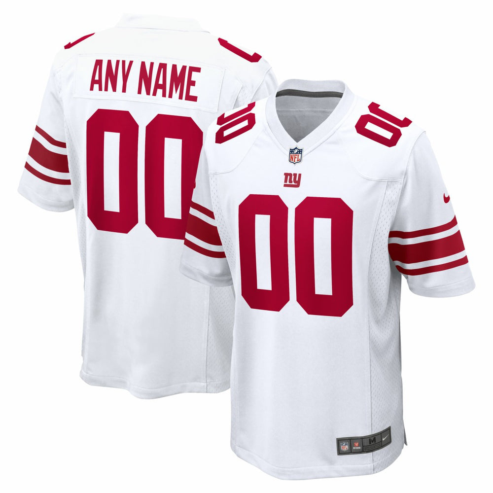 New York Giants Custom Game Jersey White - Nike