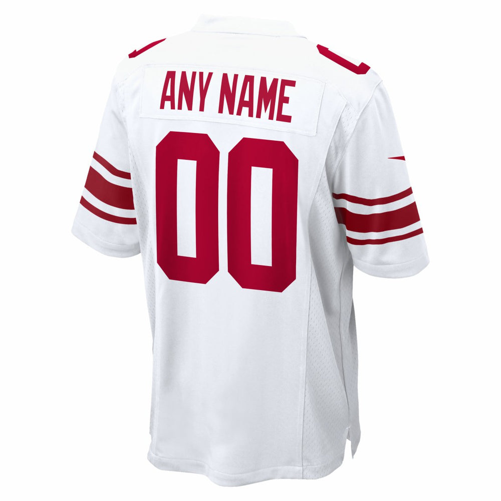 New York Giants Custom Game Jersey White - Nike
