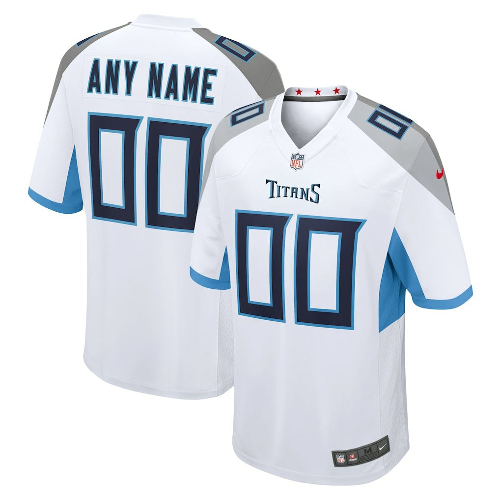 Tennessee Titans Custom Game Jersey White - Nike