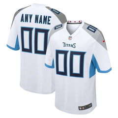 Tennessee Titans Custom Game Jersey White - Nike
