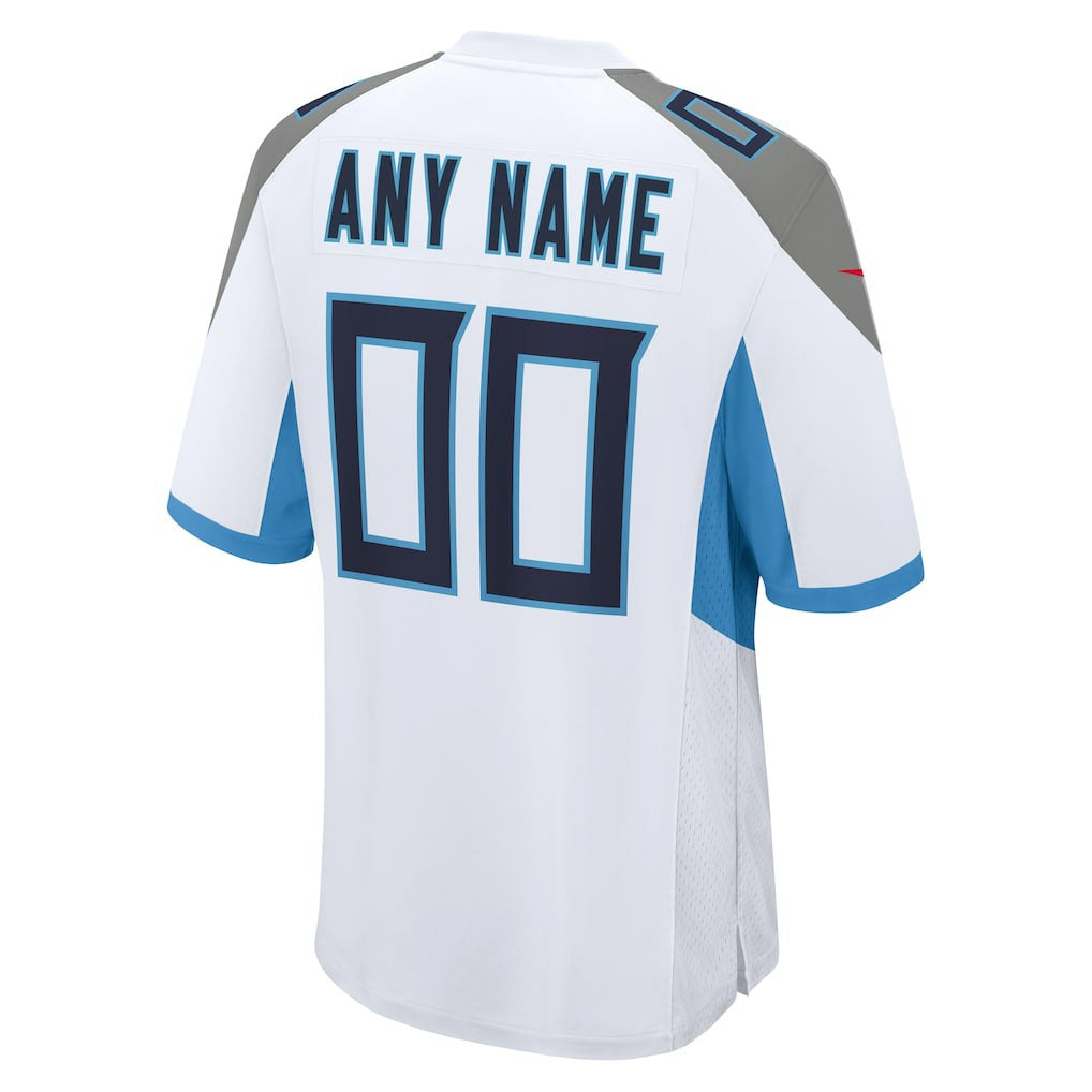 Tennessee Titans Custom Game Jersey White - Nike