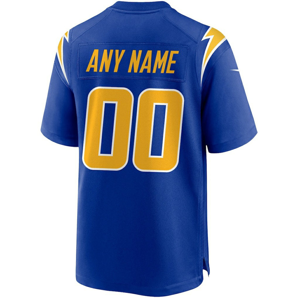 Los Angeles Chargers Alternate Custom Game Jersey Royal - Nike
