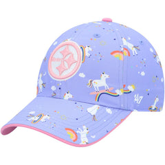 Pittsburgh Steelers '47 Girls Preschool Unicorn Clean Up Adjustable Hat Purple - 47 brand