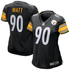 T.J. Watt Pittsburgh Steelers Women's Game Jersey Black - Nike