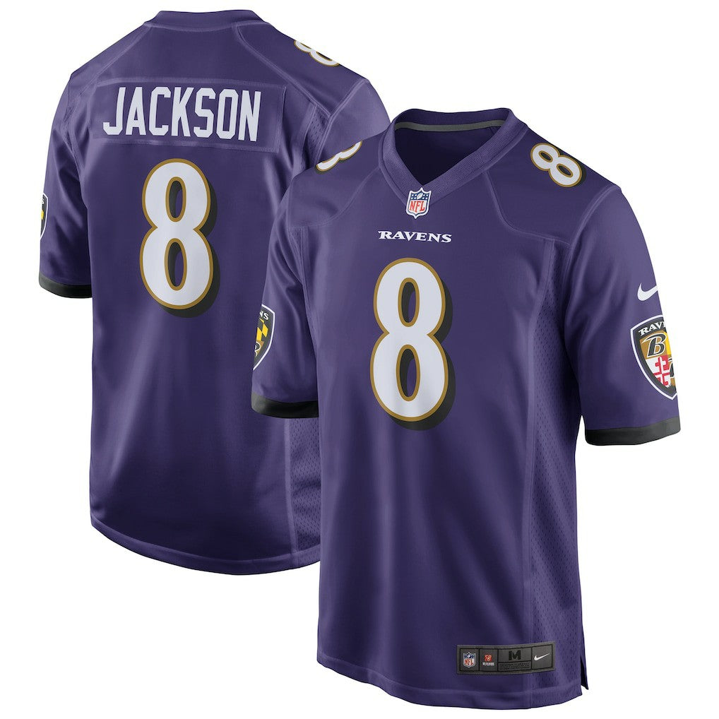Lamar Jackson Baltimore Ravens Game Jersey - Purple | NFL Jerseys