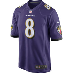 Lamar Jackson Baltimore Ravens Game Jersey Purple - Nike