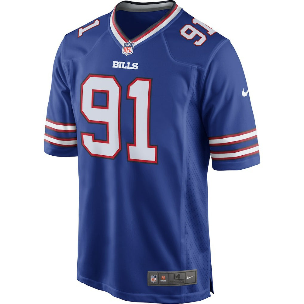 Ed Oliver Buffalo Bills Team Game Player Jersey Royal - Nike
