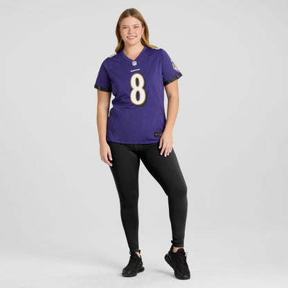 Lamar Jackson Baltimore Ravens Women's Game Jersey - Purple | NFL Jerseys