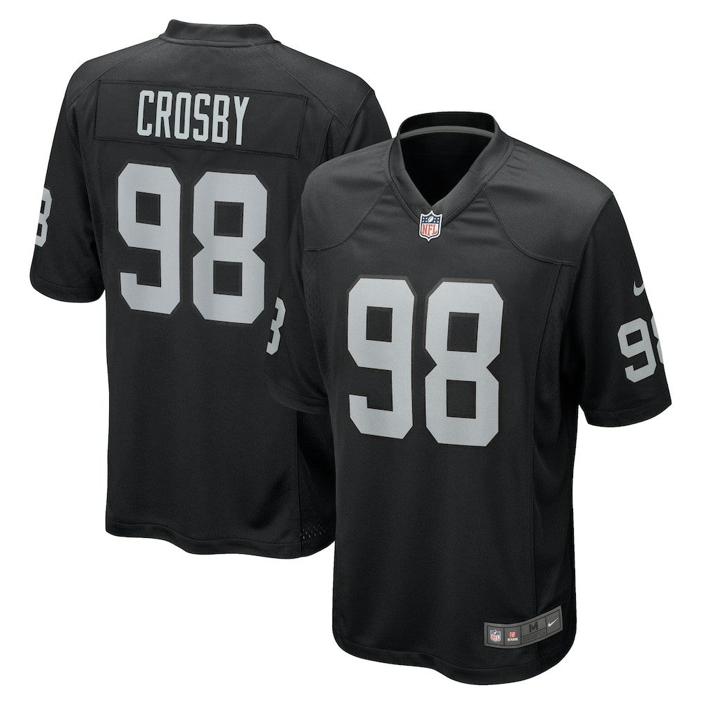 Maxx Crosby Las Vegas Raiders Game Jersey - Black | NFL Jerseys