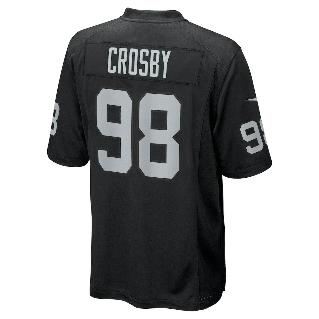 Maxx Crosby Las Vegas Raiders Game Jersey - Black | NFL Jerseys