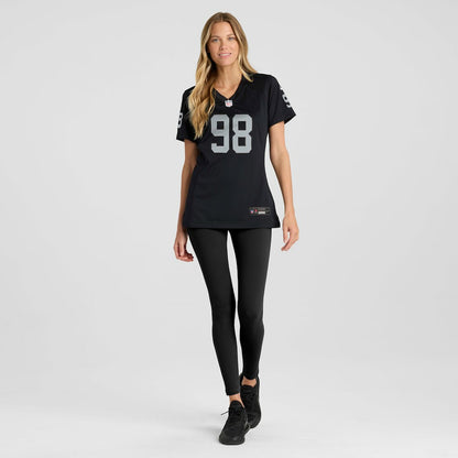 Maxx Crosby Las Vegas Raiders Women's Jersey - Black | NFL Jerseys