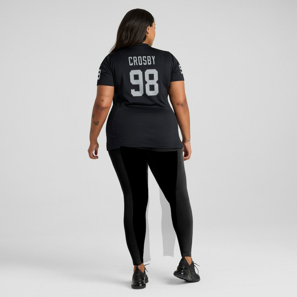 Maxx Crosby Las Vegas Raiders Women's Jersey - Black | NFL Jerseys