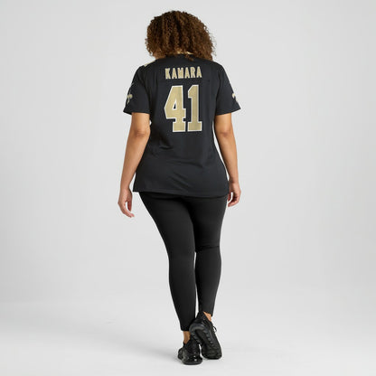 Alvin Kamara New Orleans Saints Women's Game Jersey - Black | NFL Jerseys