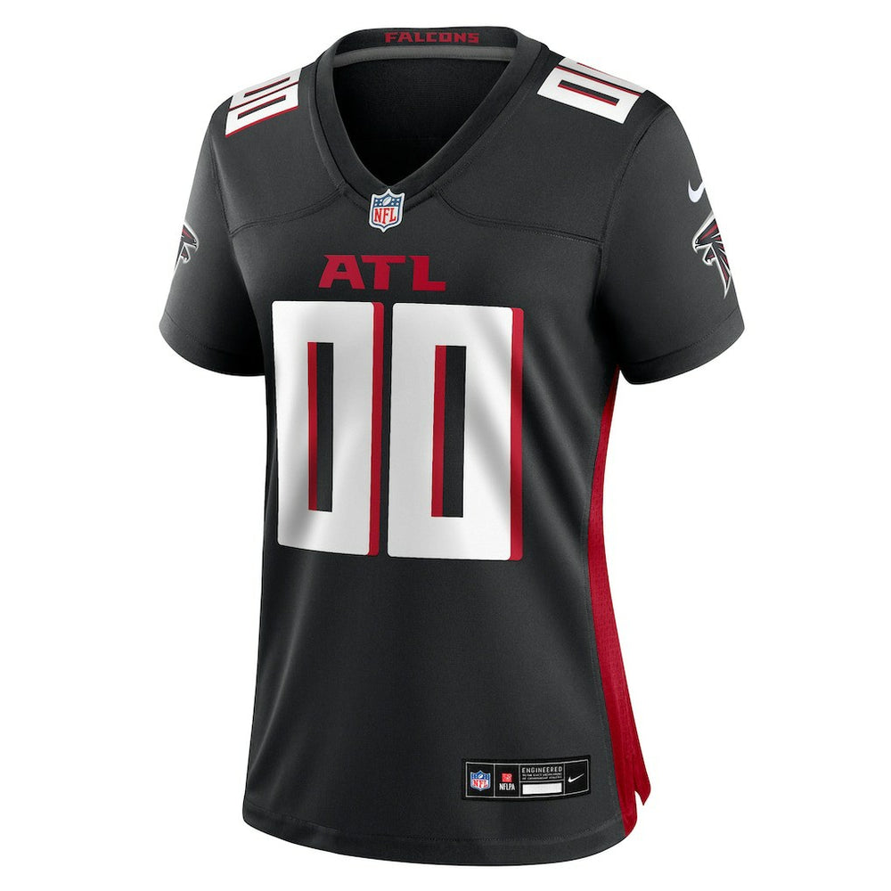 Atlanta Falcons Women's Custom Game Jersey Black - Nike