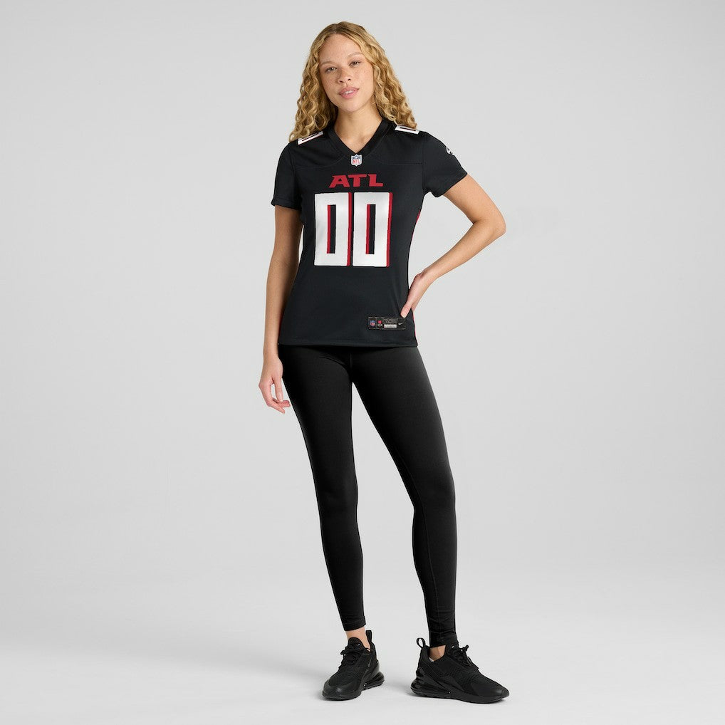 Atlanta Falcons Women's Custom Game Jersey Black - Nike